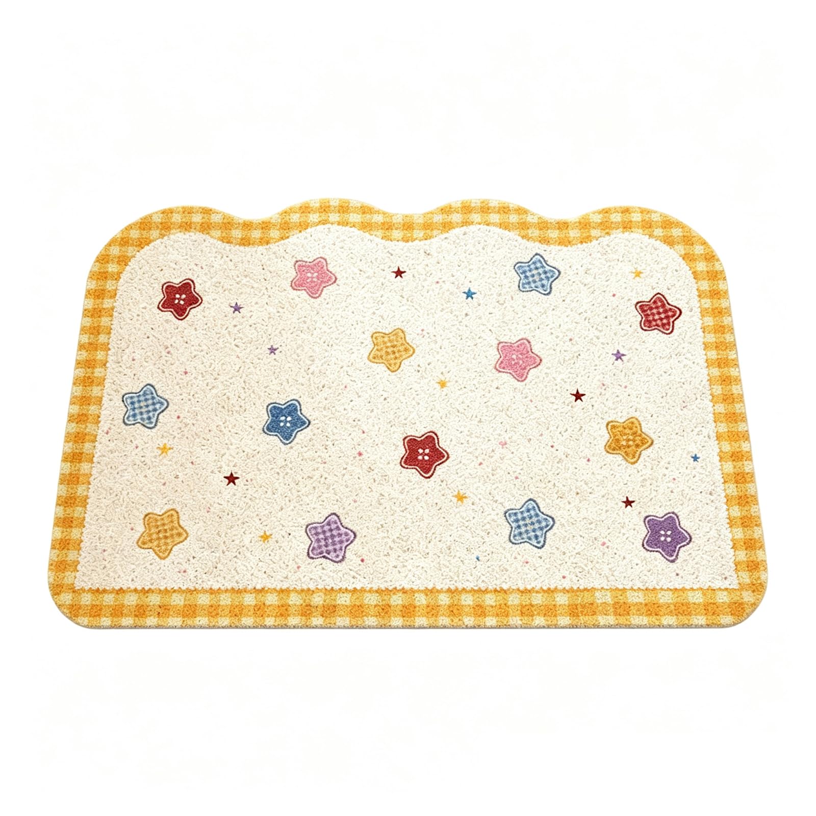 Generico Zerbino D'ingresso Personalizzabile Antiscivolo,in PVC con Anelli per Case,C,50x80cm(20x31inch)