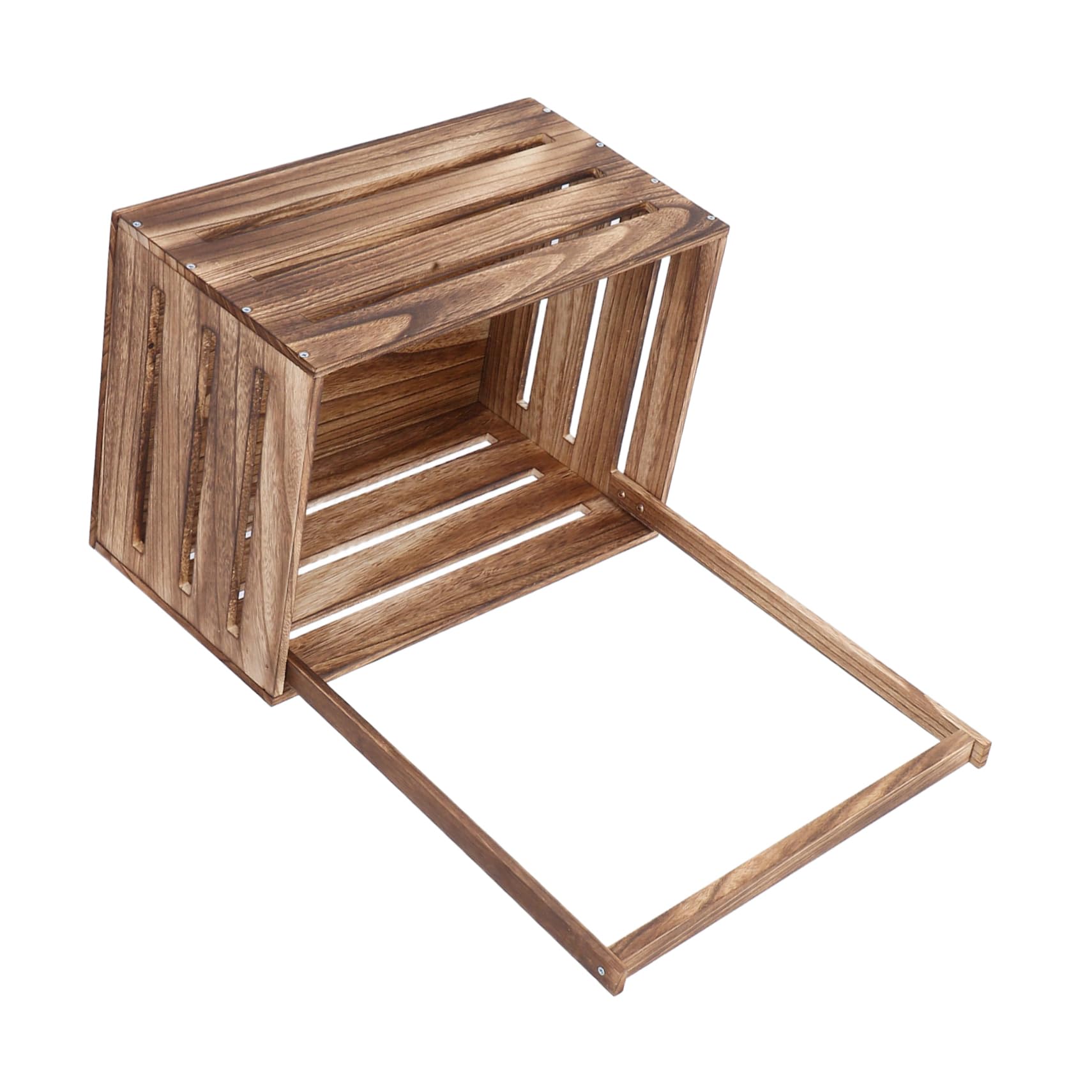 Cesta de Madera con Asa para Baby Shower y Recién Nacidos