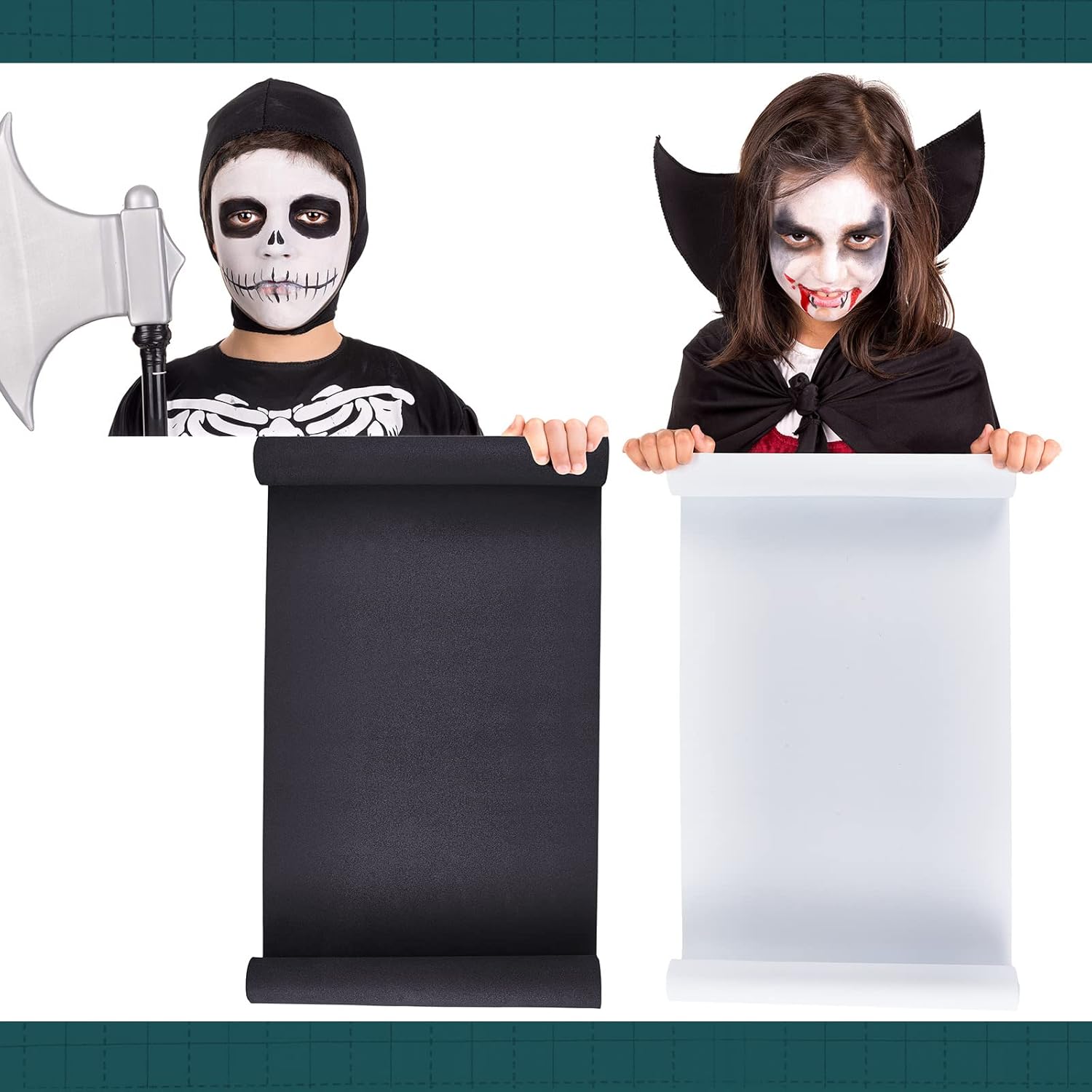 2 Pack 2 mm Black White EVA Foam for Crafts, Cosplay Costumes, High Density EVA Foam Roll for Art Crafts Costumes Model, DIY Projects, Cosplay Armor (12 x 39 Inch) : Arts, Crafts & Sewing