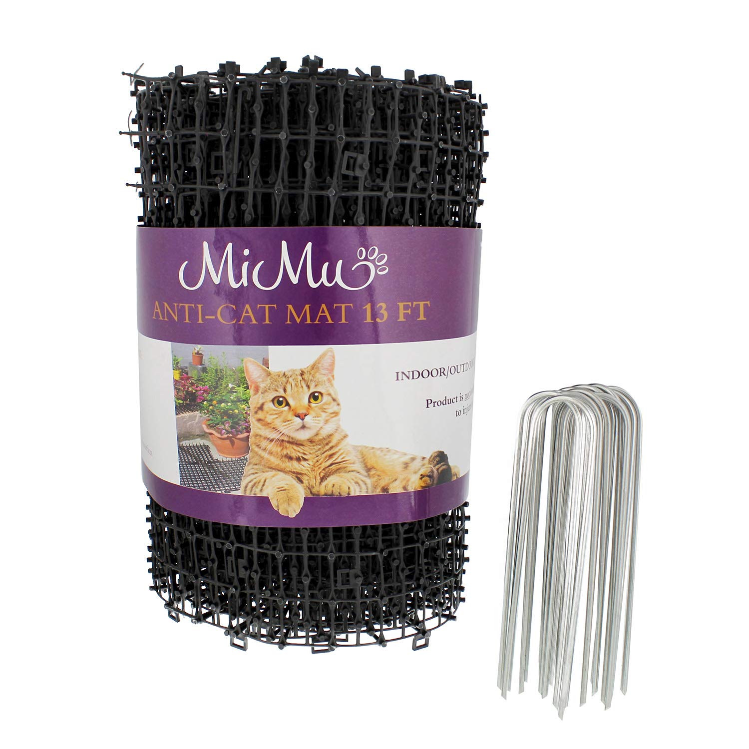 Buy Dog & Cat Deterrent Mat Outdoor & Indoor Cat Scat Spike Mat Cat Repellent Spikes 13 Foot x