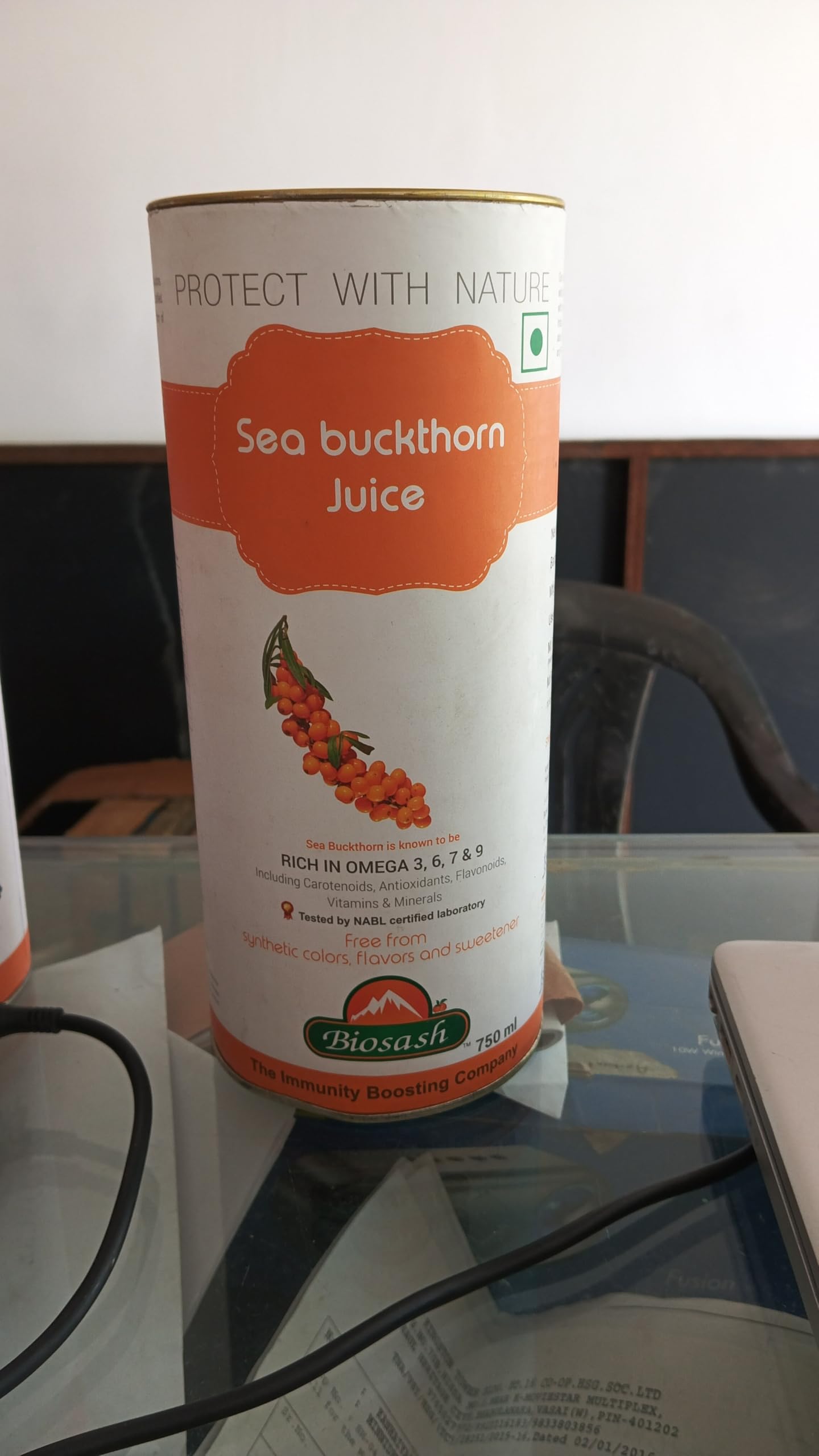 Biosash Seabuckthorn juice 750ml (B09GQ175T9) Amazon Price History, Amazon Price Tracker