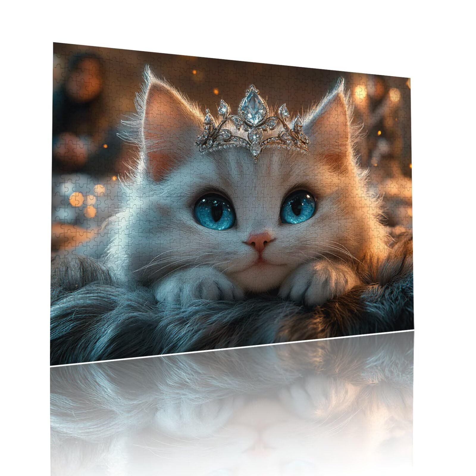 Puzzle Erwachsene 2000 Teile Katze Tier Educa Jigsaw für Kinder ab 8 Jahren Mädchen Jungen, Erwachsene Impossible Klassische Puzzles Schwer, Anspruchsvoll Spielspaß, Als Familienspiel 70x99cm t-654
