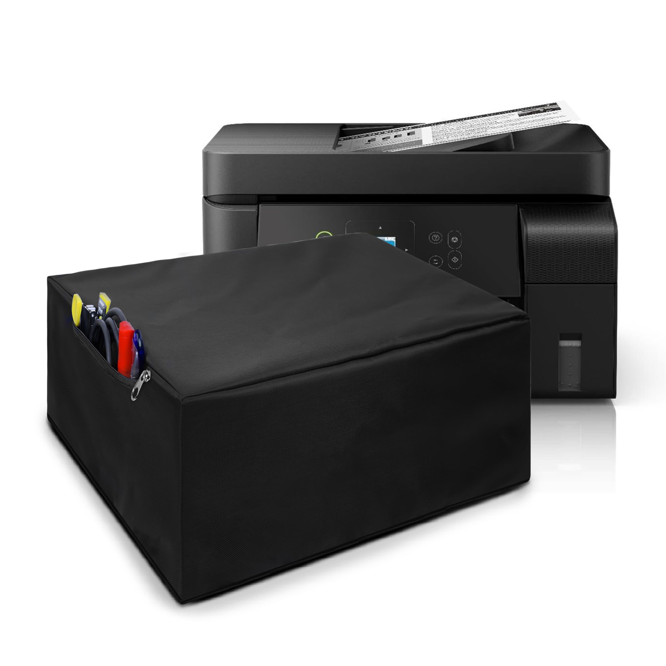 Alifiya Dust Proof Washable Printer Cover for Epson EcoTank M2050 InkTank Multifunction Printer - Black-picture-12