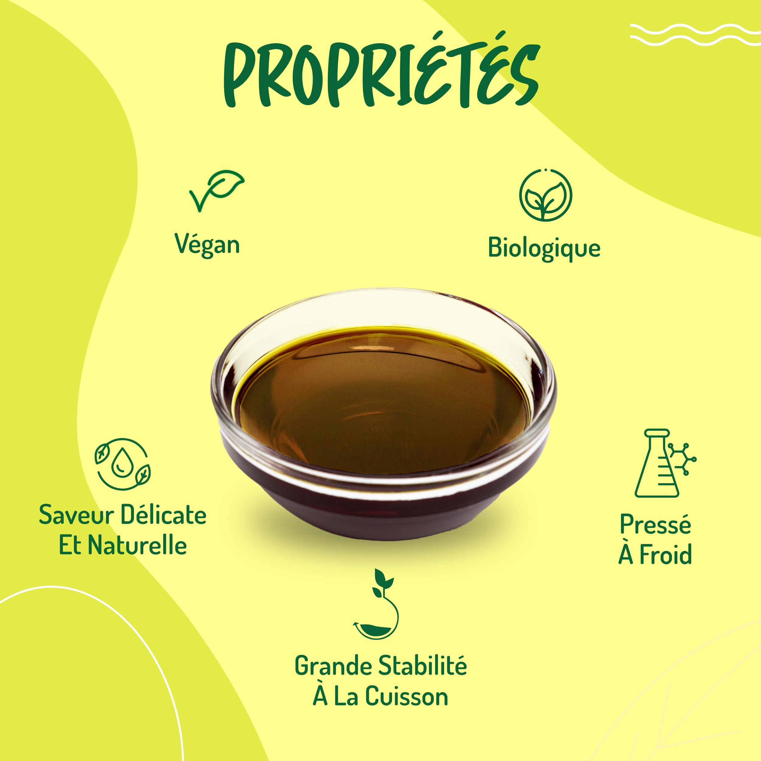 Huile d'Avocat Bio - 500 ml. Huile Avocat Biologique 100% Pur et Naturelle. Huile d'Avocat Pressée à Froid. Idéale pour la Cuisson, l'Assaisonnement et la Marinade. Avocado Oil.