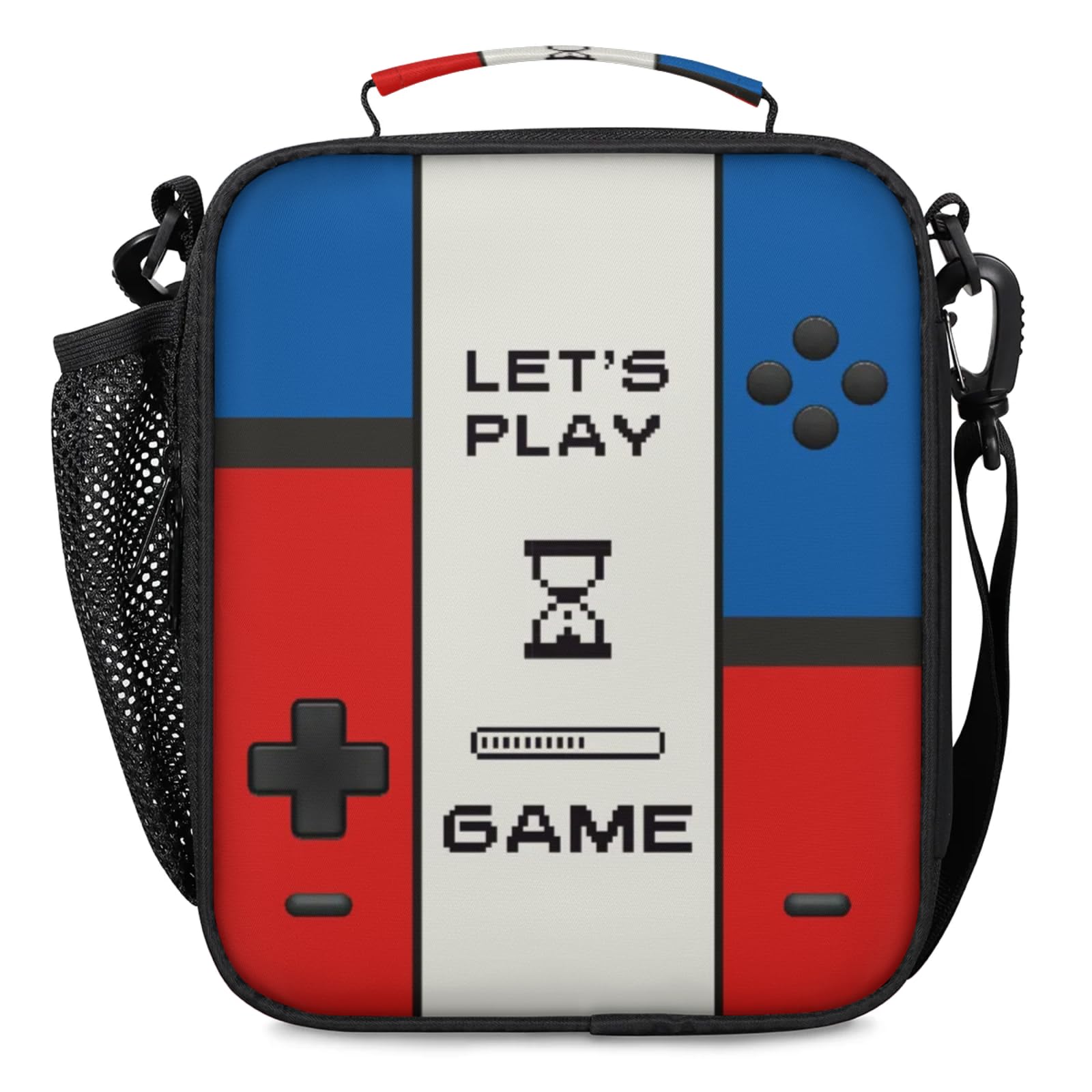 Lunch Boxes Bag for Kids - Game Controller Insulated Leakproof Lunchbox for Boys Girls Portable Cooler Tote Bag