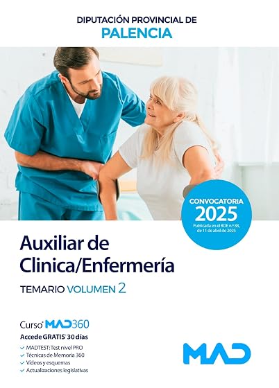 Auxiliar de Clínica/enfermería de la Diputación Provincial de Palencia