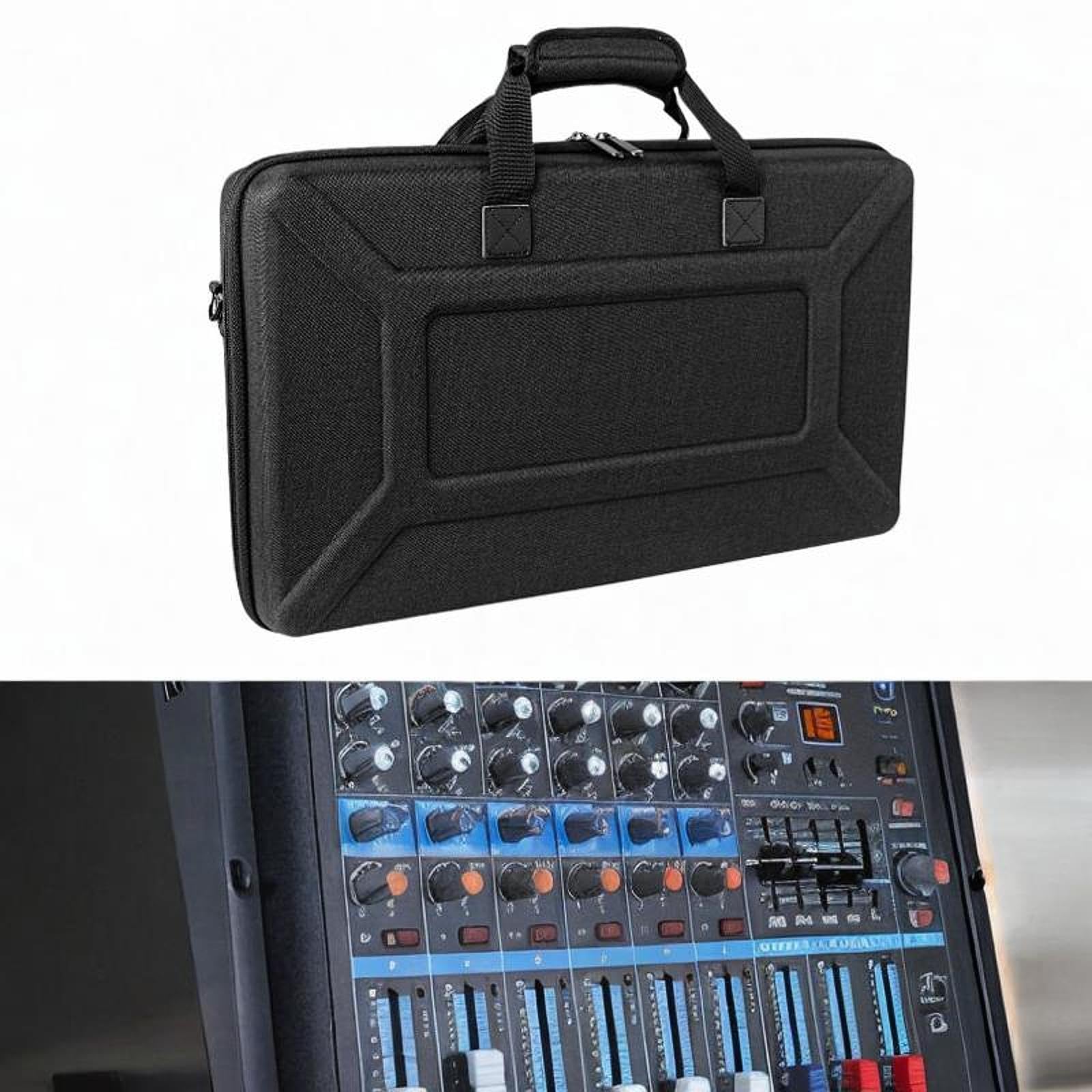 Estuche para de Bolsa para de sonido Bolsa de almacenamiento ligera y acolchada con esponja para controlador de, Negro