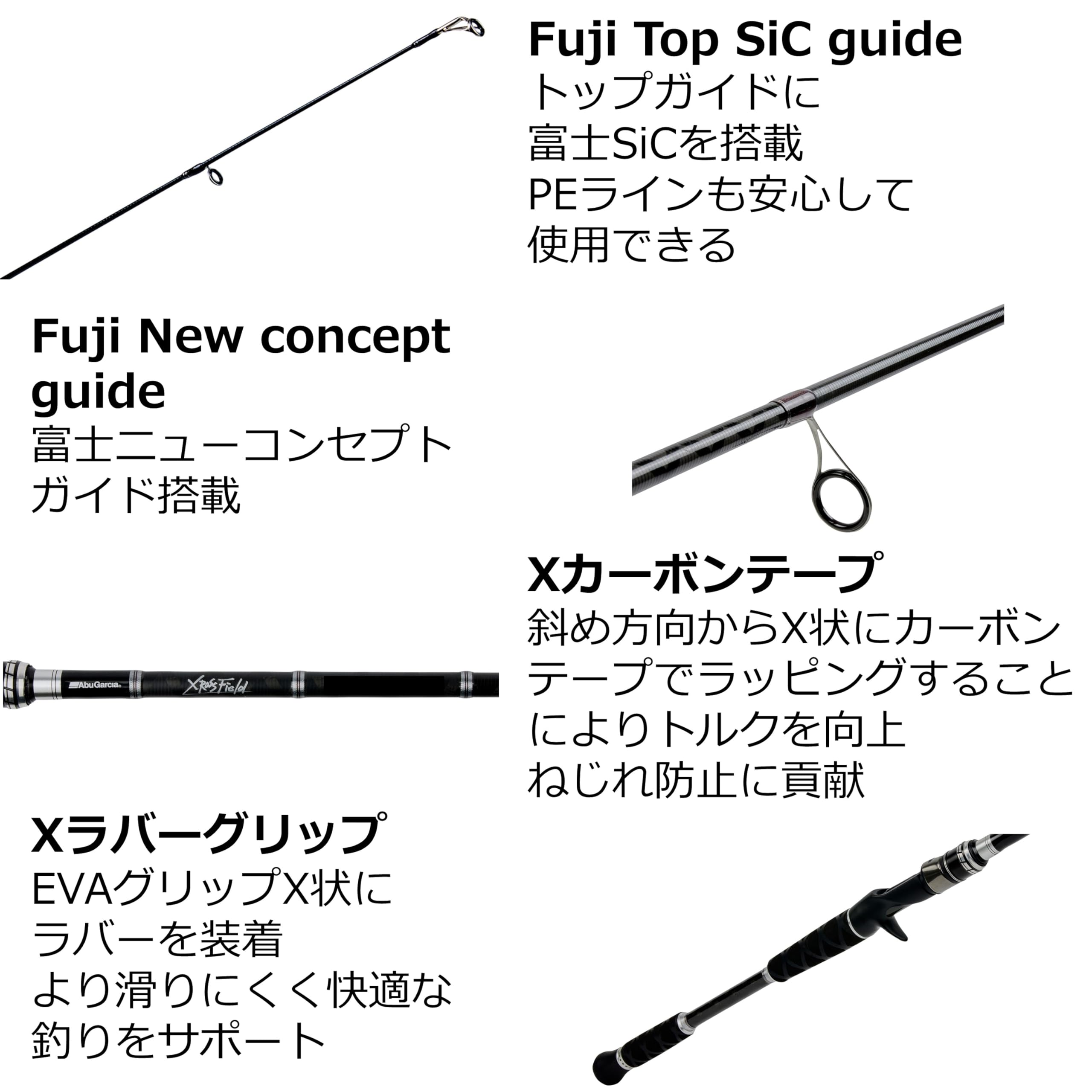 Amazon | AbuGarcia(アブガルシア) クロスフィールド XSFC-502UL 