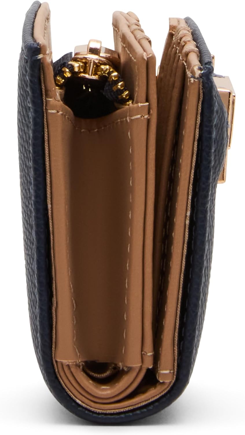 Anne Klein Women's Belted Medium Zip Bifold Wallet