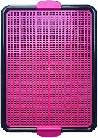 Sanitário Canino Xixi Dog Banheiro Pet Tapete Higiênico Cães Premium (Rosa)