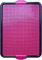Sanitário Canino Xixi Dog Banheiro Pet Tapete Higiênico Cães Premium (Rosa)