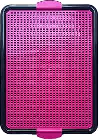 Sanitário Canino Xixi Dog Banheiro Pet Tapete Higiênico Cães Premium (Rosa)