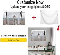 Vista 2 de Tapiz estético personalizado, divertido, para colgar en la pared, imágenes para subir imágenes, fondos personalizados, pancartas y letreros