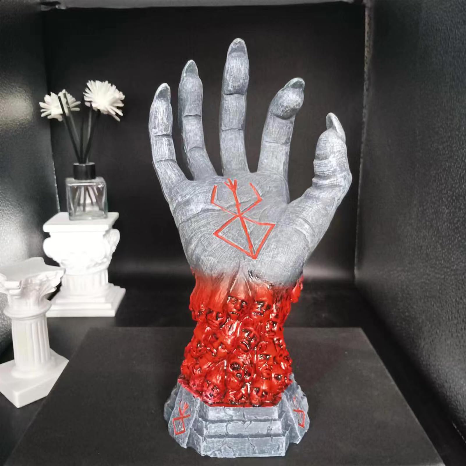 Figura de mano de Diablo, estatua de Dios, Halloween, anime, adorno de mano, estatua de Berserker, para decoración del hogar, coleccionable, regalo de juguete, decoración del hogar