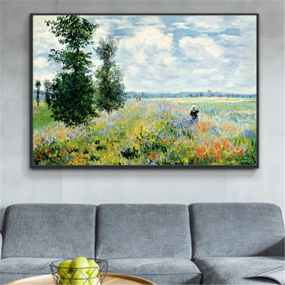 Peinture à l'huile sur toile Monet faite main œuvre d'art haut de gamme
