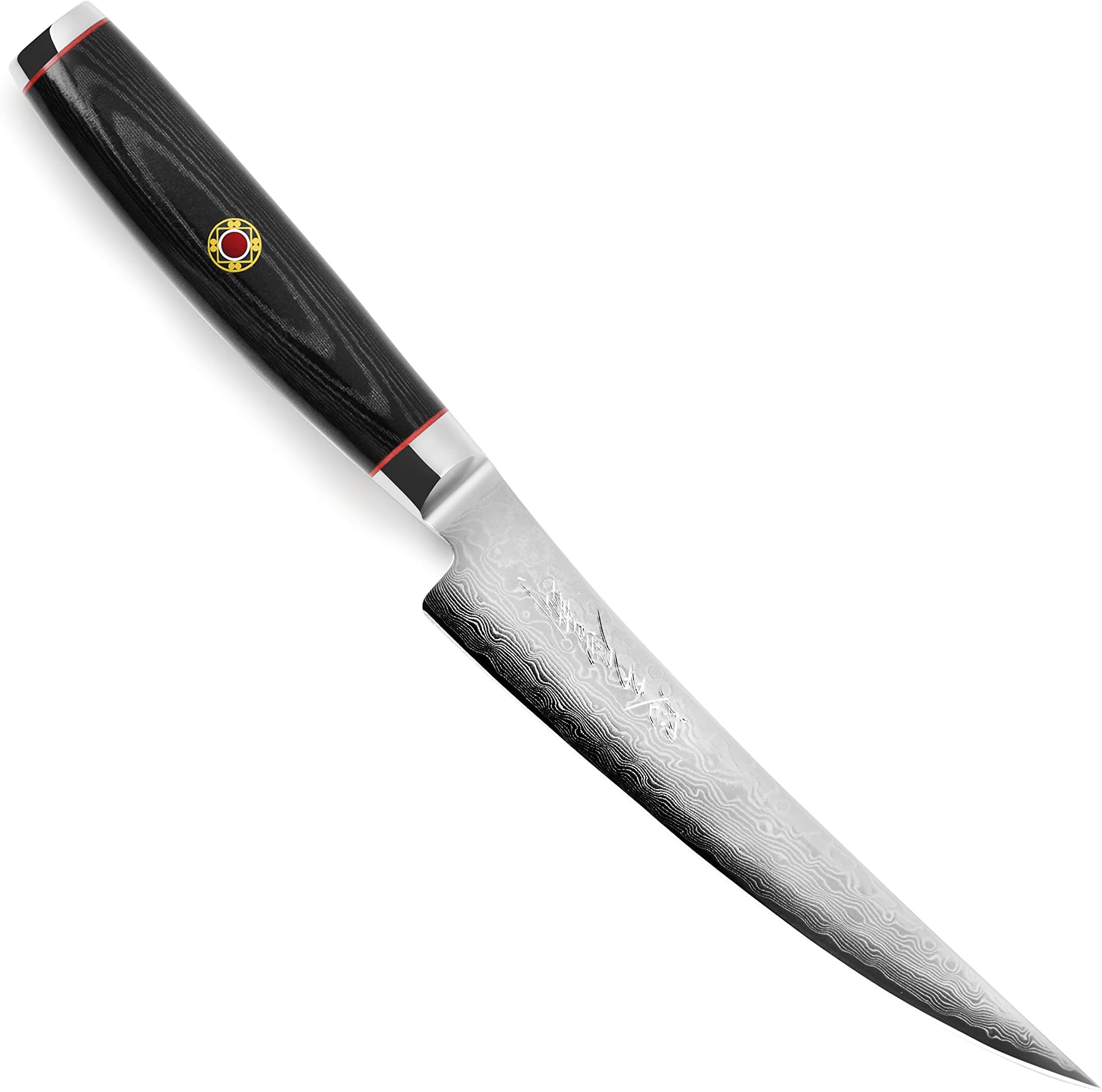 Enso SG2 6" Curved Boning Knife - Made in Japan - 101 Layer Stainless Damascus