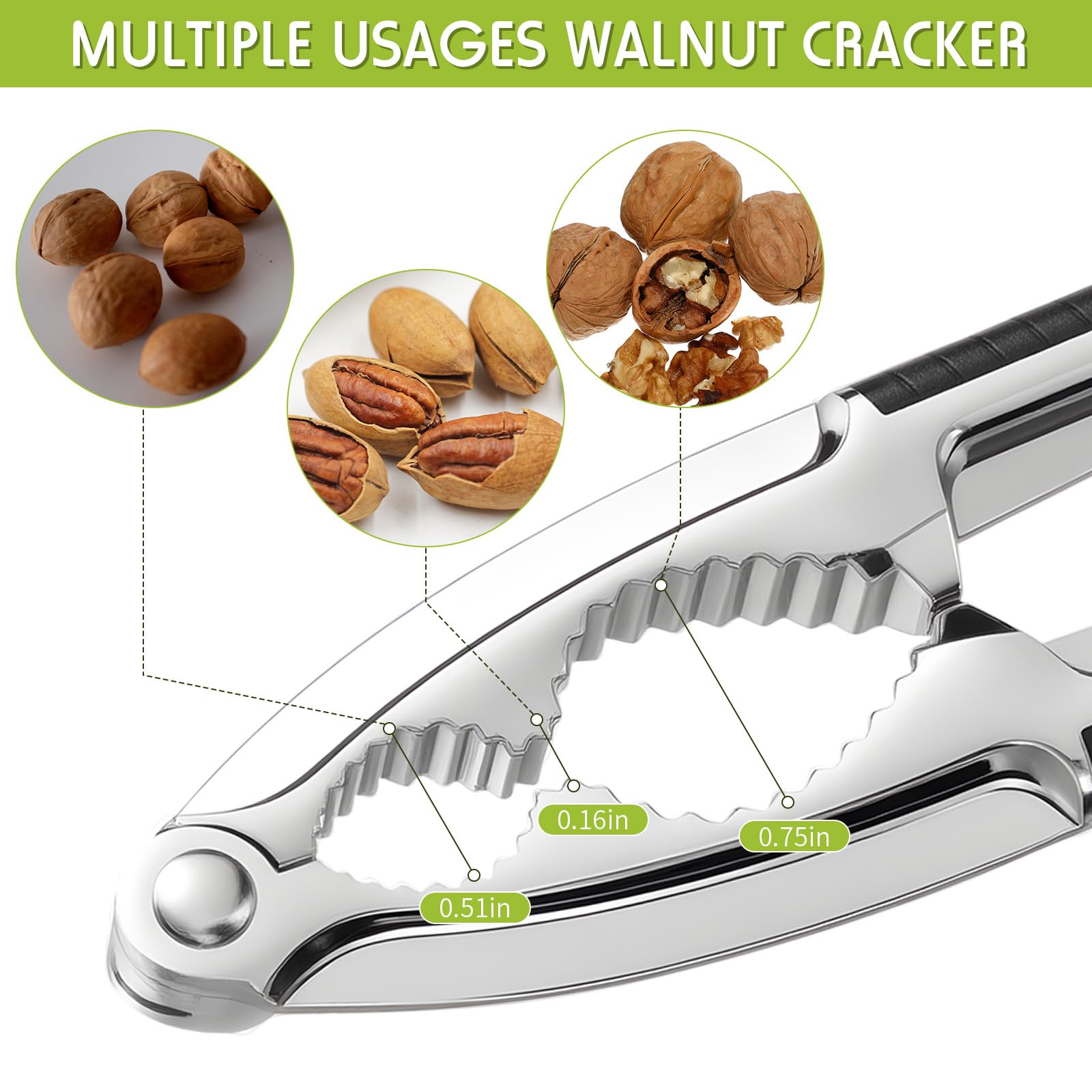 Snapklik.com : Patelai 2 Pieces Walnut Cracker Tools Walnut Nutcrackers ...