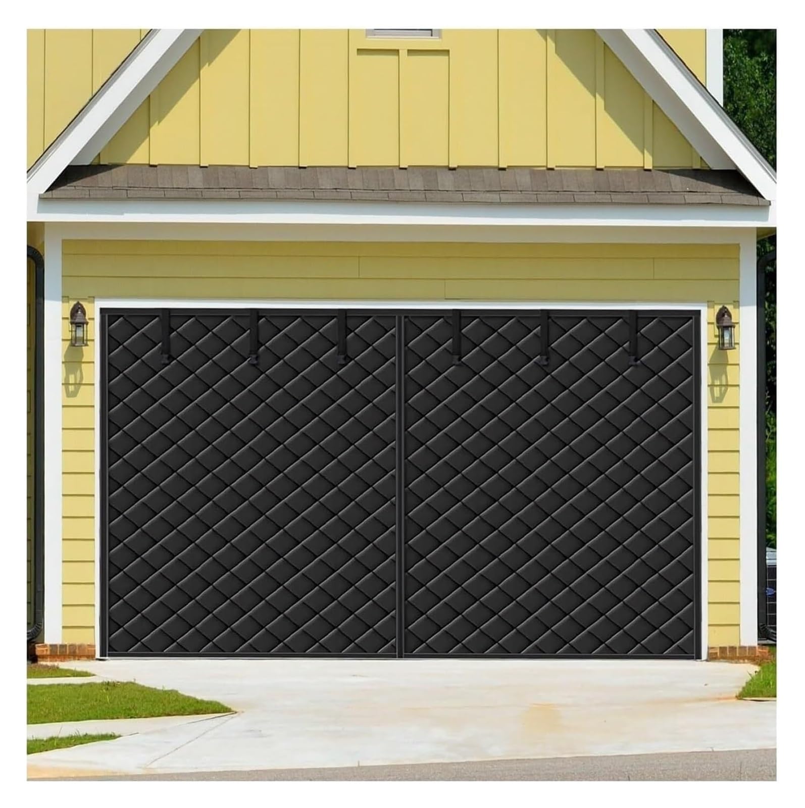 Rideau magnétique isolant noir pour aménager votre grand garage