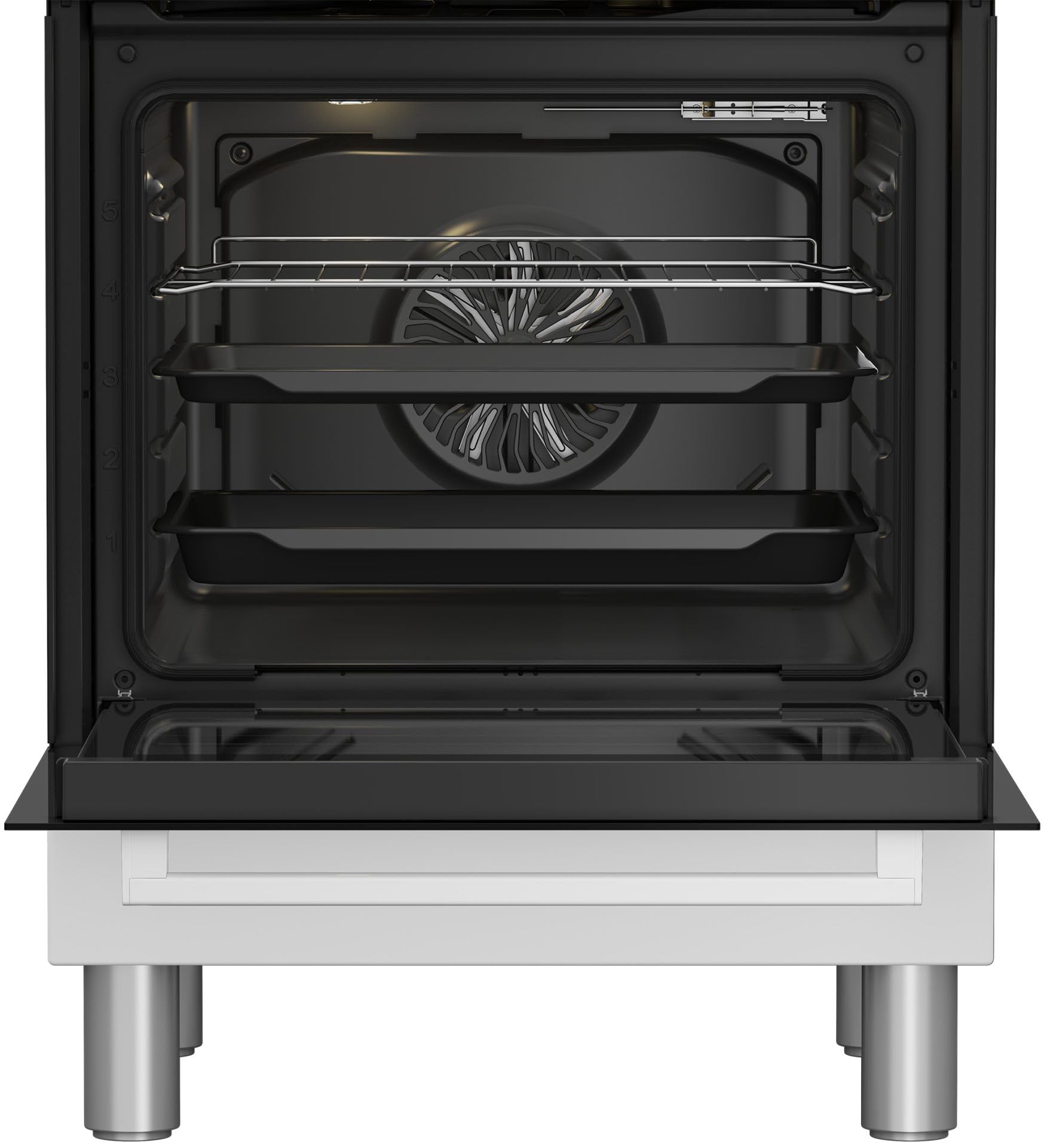 FBE62310GW - Cucina a gas con forno elettrico, 4 fuochi, 60x60 cm, colore Bianco, Classe energetica A