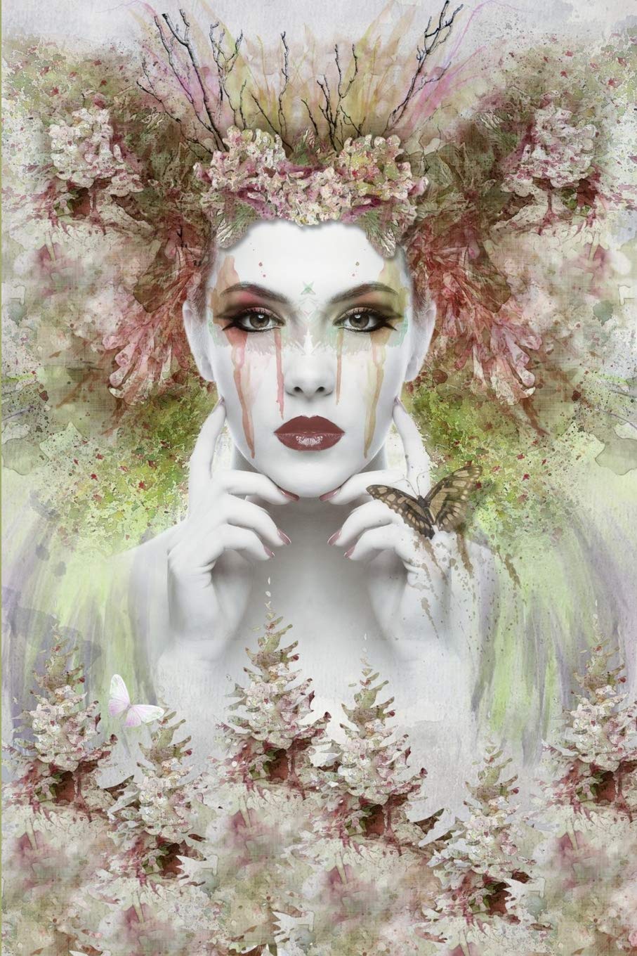 Floristry Artisan Girl: a lined, cream page journal notebook