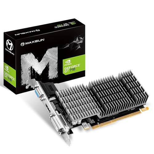 maxsun GeForce GT 710 Low Profile Graphics Card