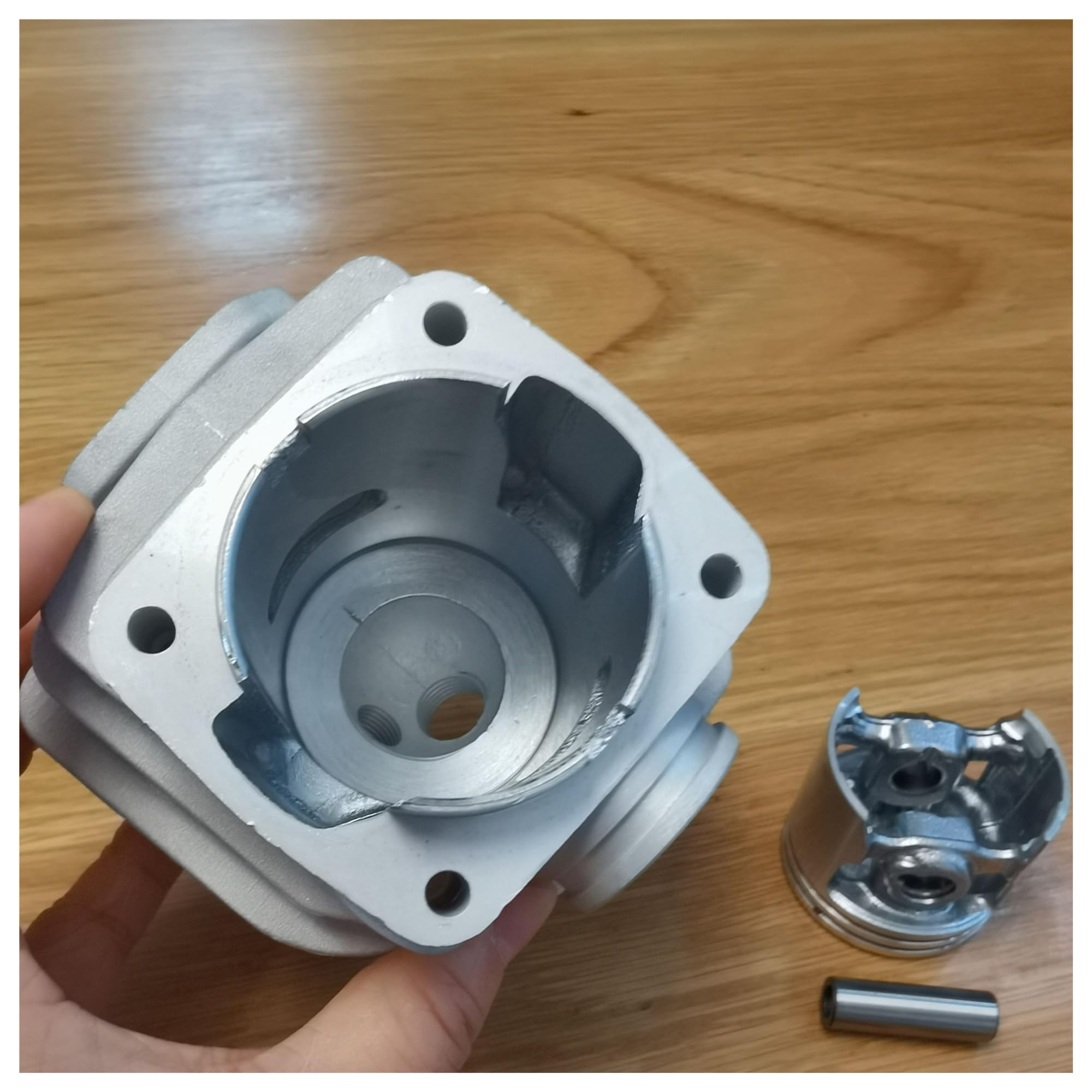 Kit piston-cylindre 46 mm compatible FS420 FS550 cylindre chromé