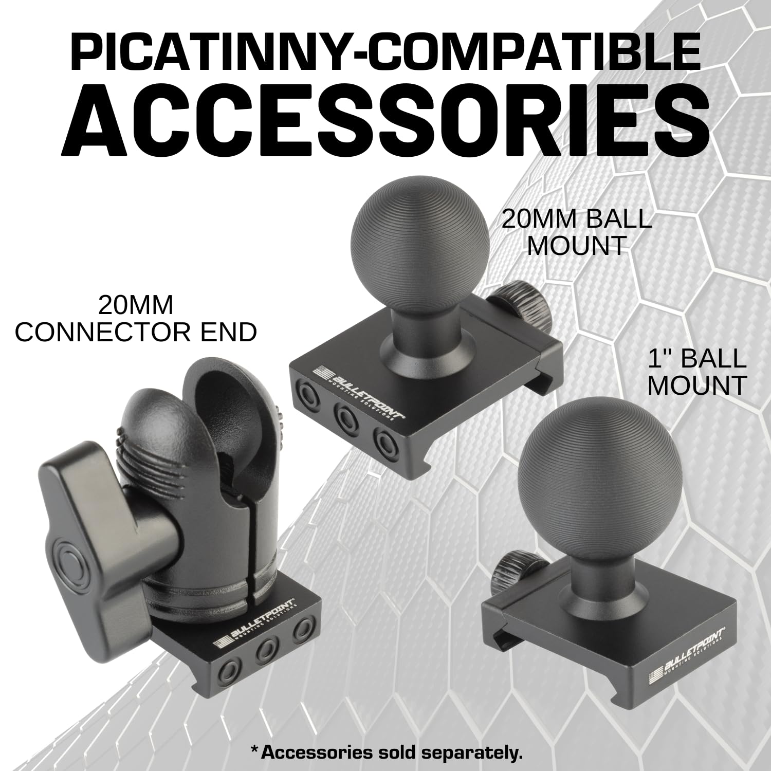 Snapklik.com : Bulletpoint Mounting Solutions Metal Picatinny-Style ...