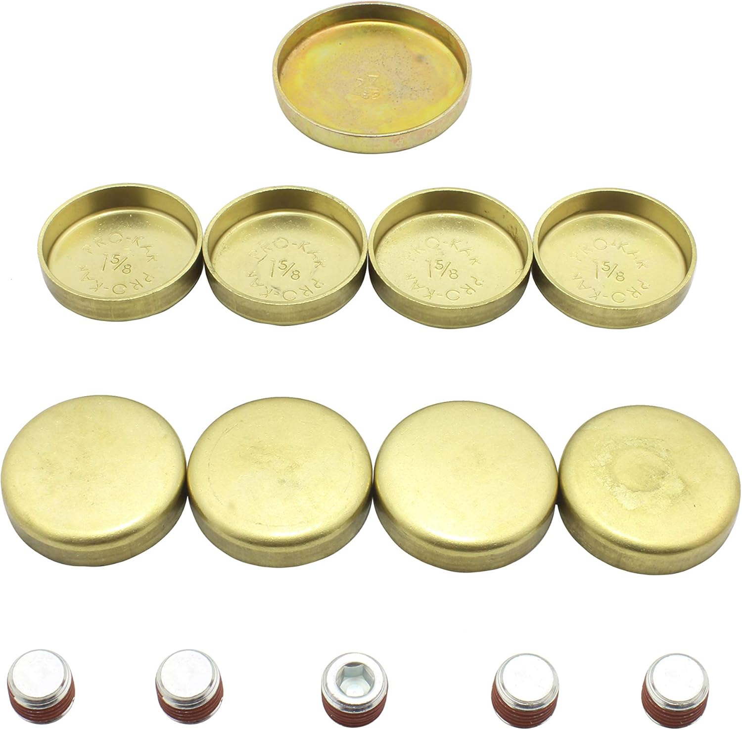 DNJ FPS3174 Brass Freeze Plug Set for 19912000 / Chevrolet