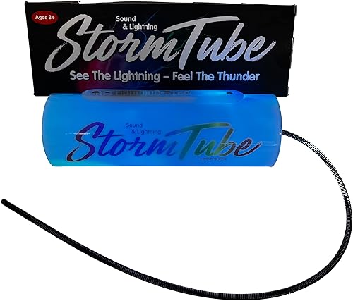Miniatura 5 de Instrumento musical de tubo de tormenta para adolescentes y adultos ve el rayo y siente el trueno con el tubo de tormenta. Activado por movimiento