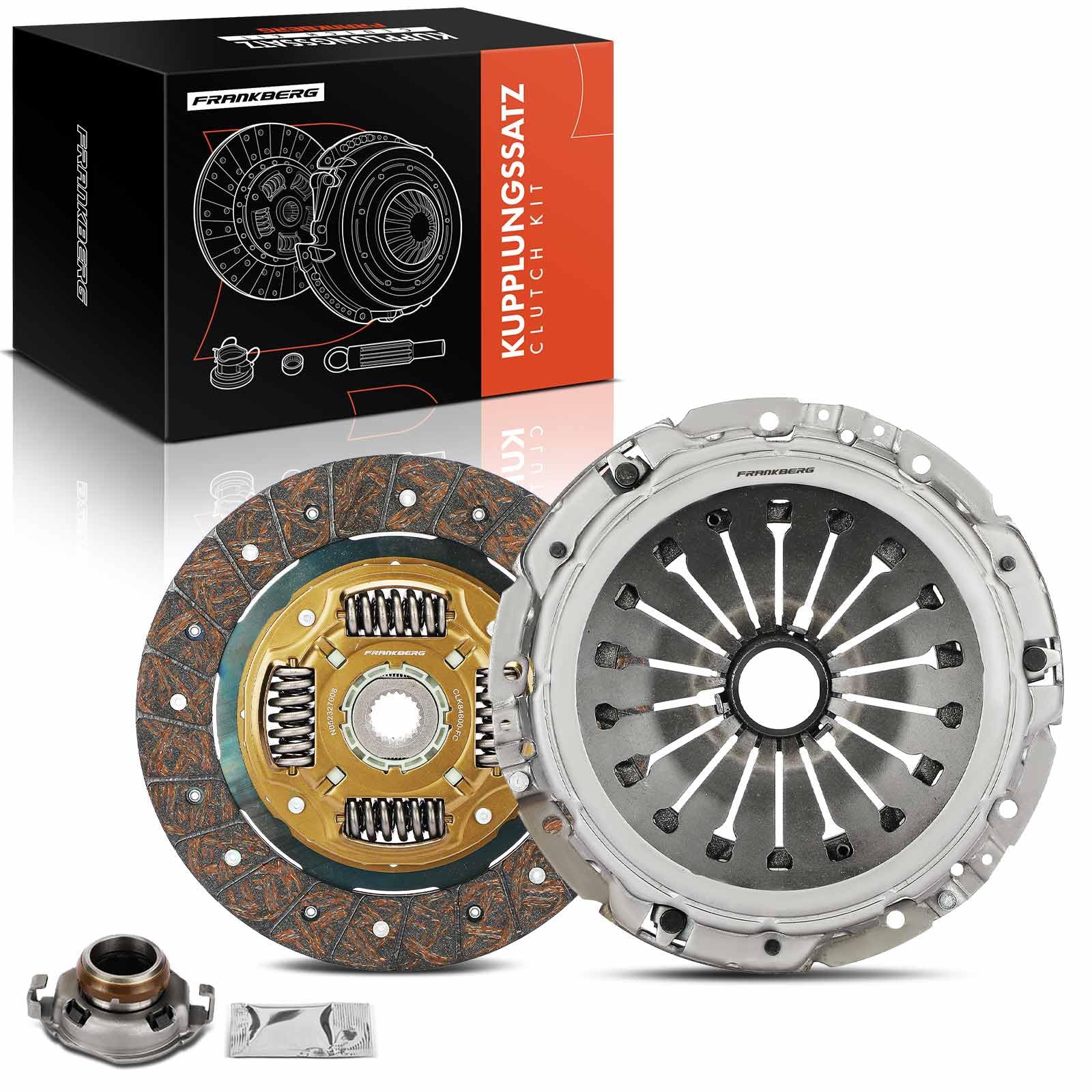 Frankberg Kit frizione con cuscinetto reggisPolita a 21 denti 9635222580 | Compatibile con: Ducato Van 230, Ducato pianale/telaio 230, Ducato Bus 230