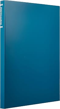 Nakabayashi CTP2L-80-BU Clear Pocket Album, 2L Size, 88 Sheets, Blue