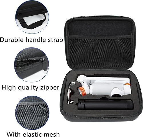 Miniatura 2 de OYOCAM Funda rígida para Insta360 Flow Funda de transporte compatible con Insta360 Flow AI, juego de estabilizador de teléfono inteligente