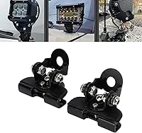 Vista 7 de Soporte de montaje de luz LED para capó del motor, 2 piezas, soporte de montaje de barra de luz LED, capó ajustable, abrazadera de montaje de luz