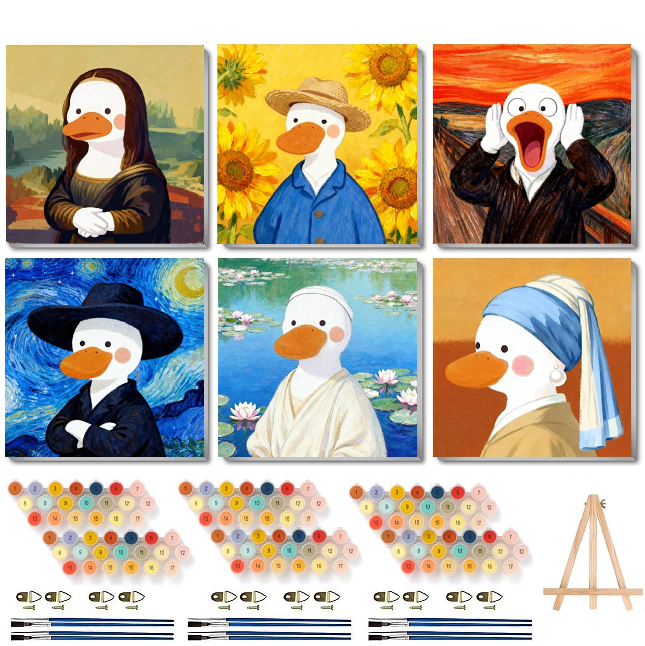 DIY Paint by Numbers Kit - Sunset Landscape Art -9