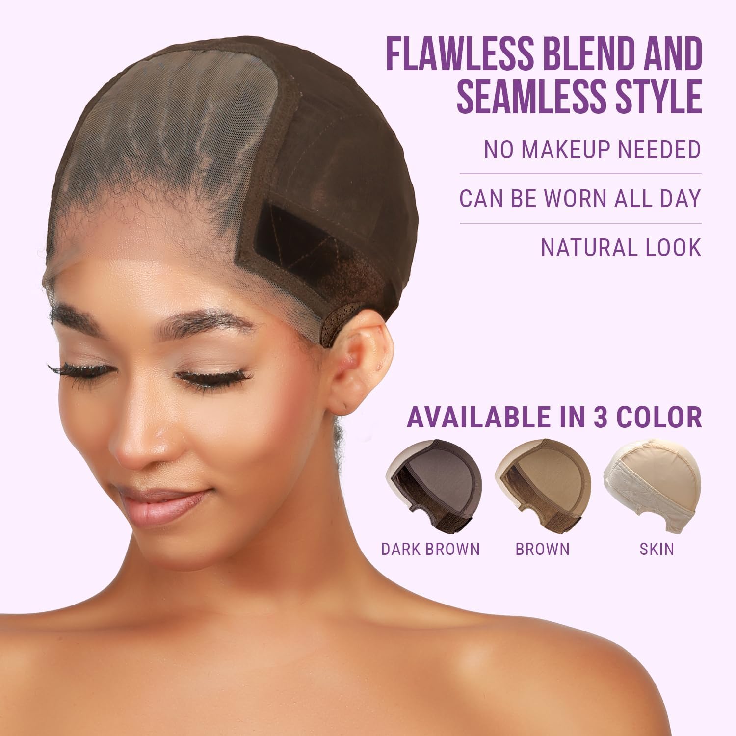 Amazon.com : STUDIO LIMITED Non-Slip Wig Cap with Grip Band 