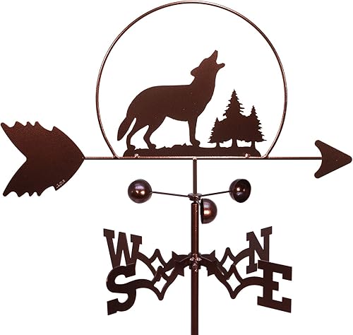 SWEN Products Wolf Howling in The Wild Veleta (soporte de techo incluido)