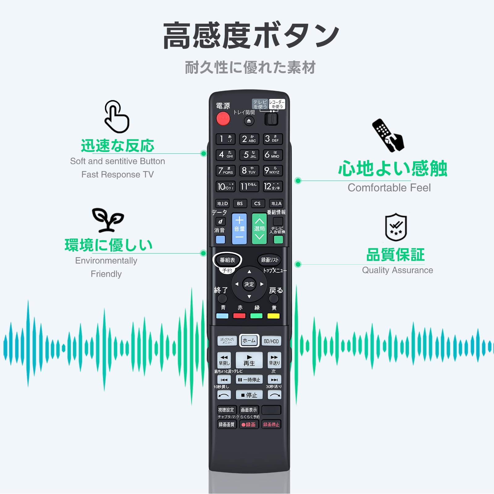 Amazon | ブルーレイレコーダーリモコン GA908PA for SHARP シャープ