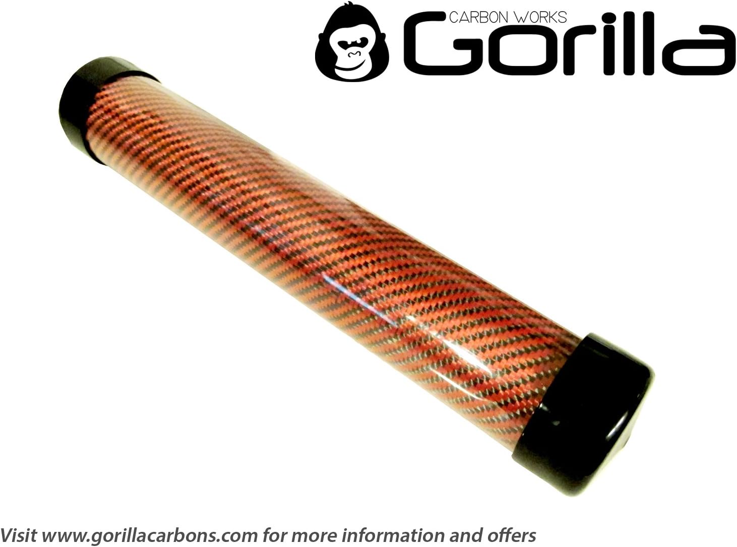 3'x1' Orange Carbon-Kevlar cloth