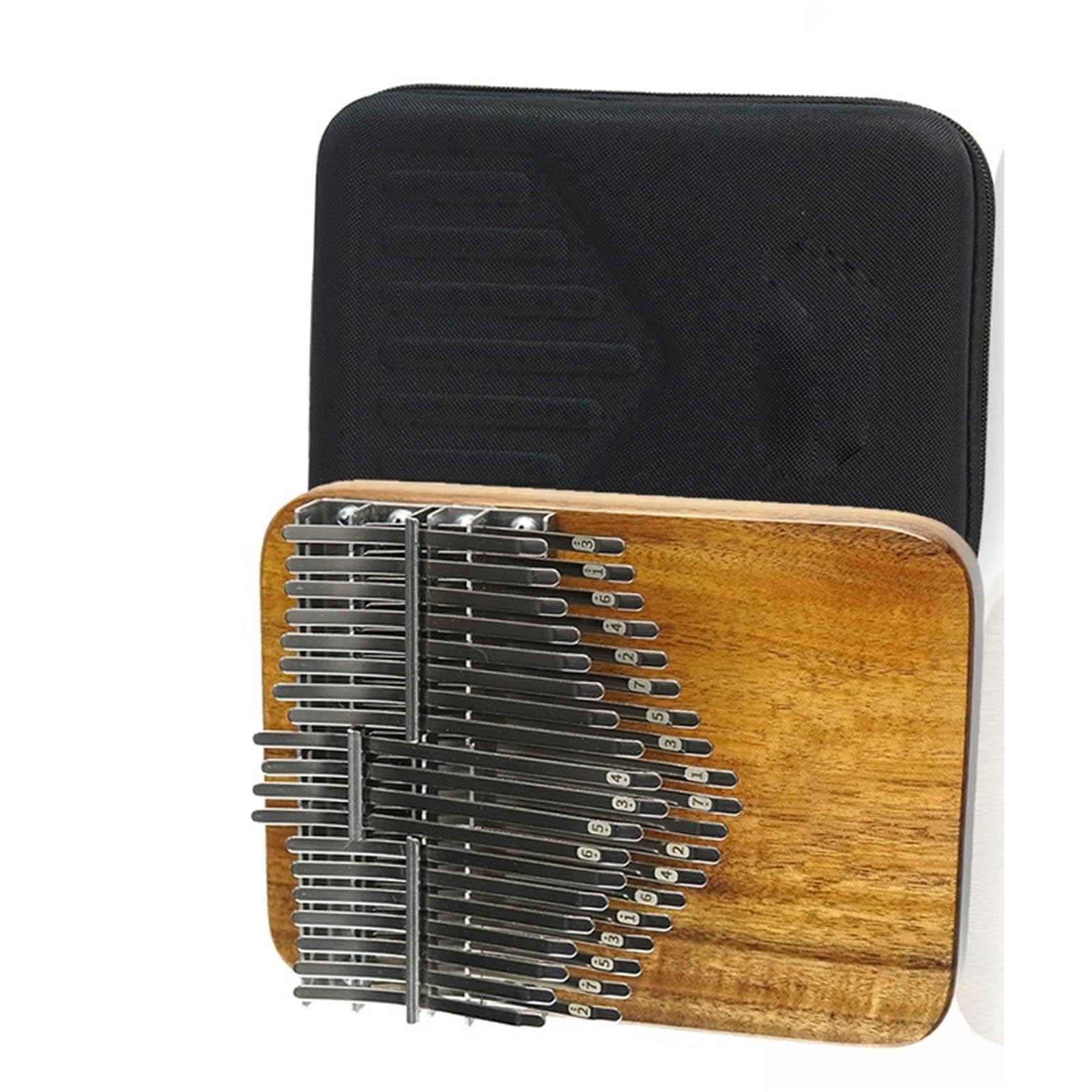 Anfänger-Kalimba Daumenklavier 38 Töne Kalimba 34 21 Chromatische Tonleiter Ganzton Doppelschicht(B major)