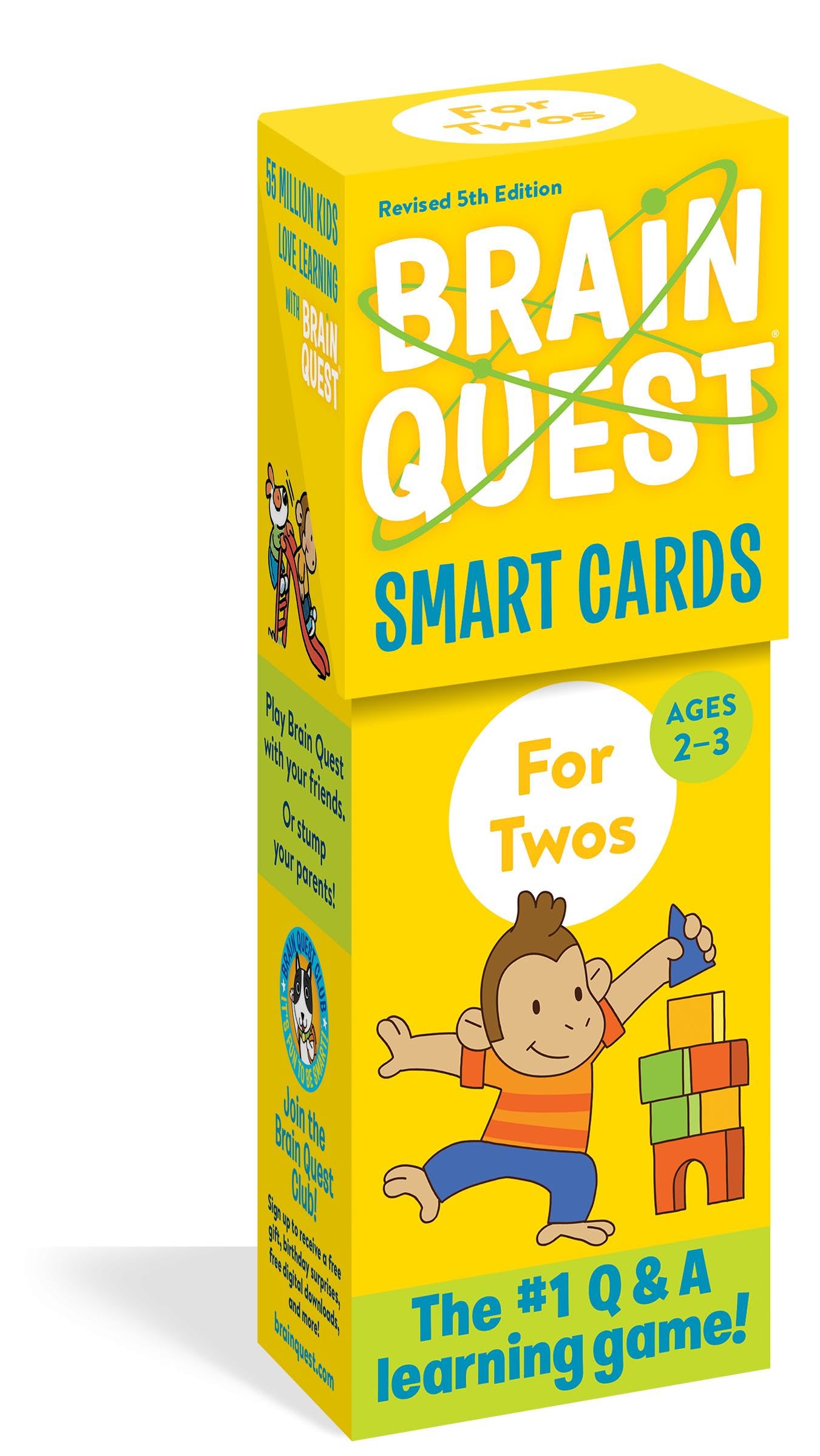 Brain Quest For Twos Smart Cards, Revised 5th Edition (Brain Quest Smart Cards)
