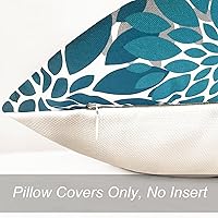 Vista 6 de Juego de 2 fundas de almohada decorativas de 18 x 18 pulgadas, fundas de almohada decorativas para sofá, sala de estar, exterior, funda de almohada