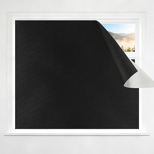 100% Blackout Curtains for Bedroom, Portable DIY Window Blinds No