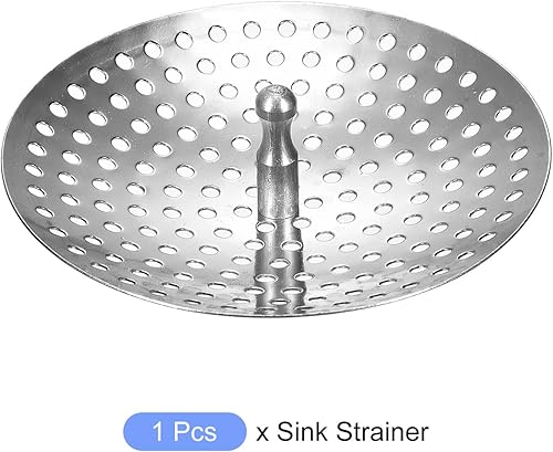 Miniatura 5 de METALLIXITY Colador de fregadero de baño (3.1 x 0.8 pulgadas), filtro de drenaje de acero inoxidable para la mayoría de desagües de fregadero, tono