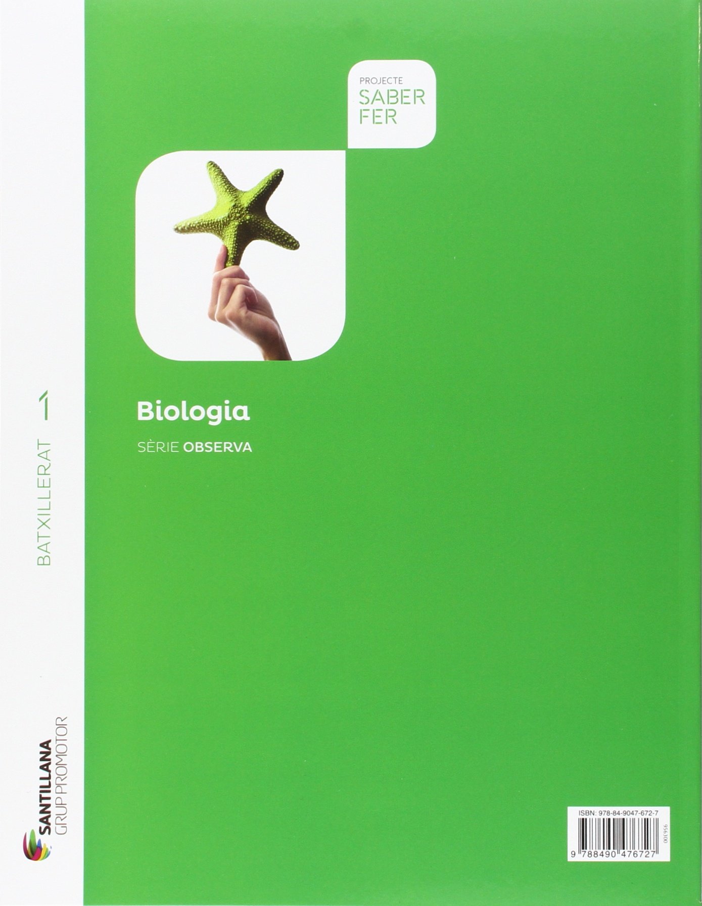 BIOLOGÍA SERIE OBSERVA 1 BTX SABER FER