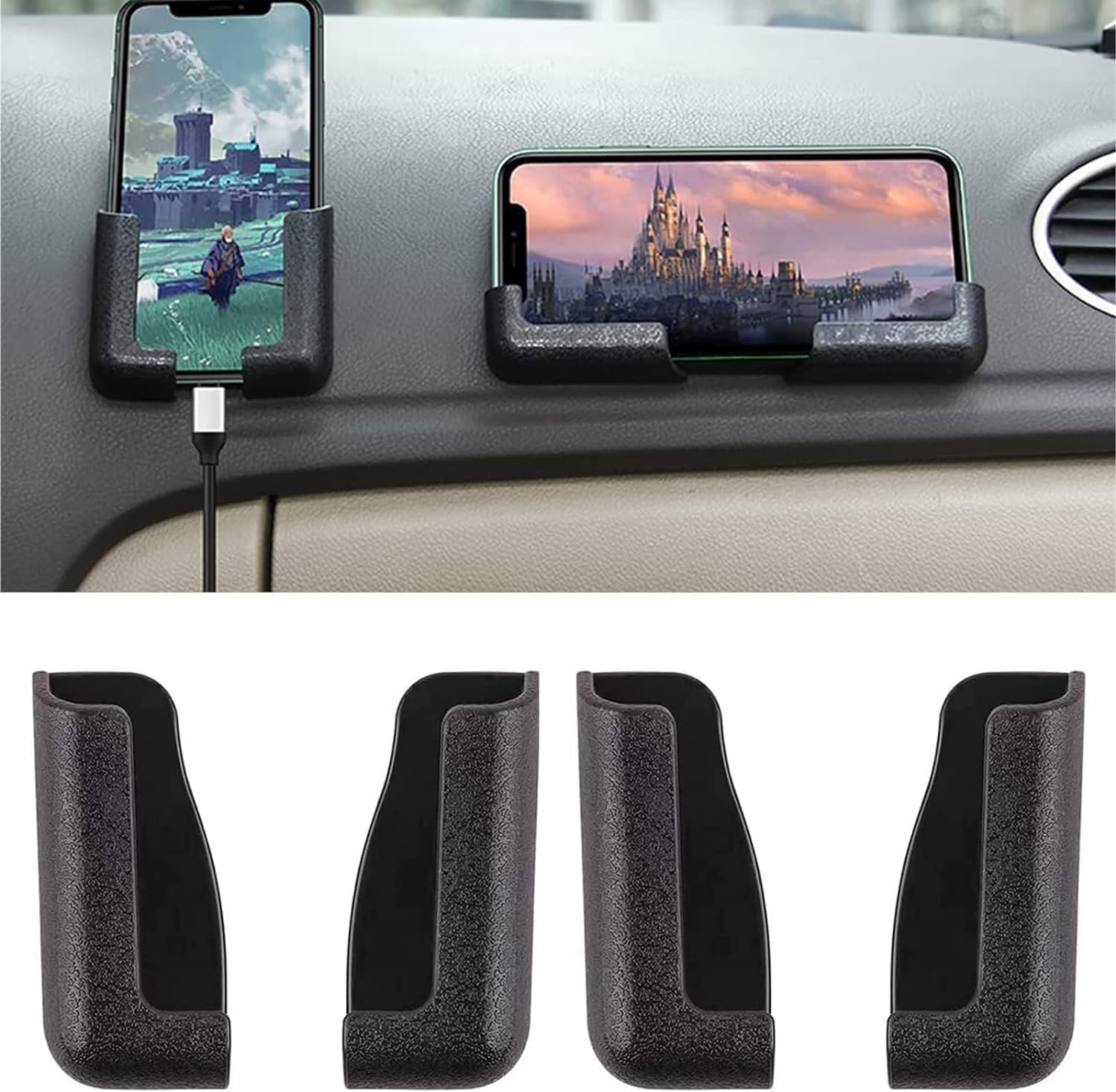 BodkiZone 2 Pair Multifunctional Mobile Phone Bracket, Self Adhesive Dashboard Mount Car Phone Holder, Adjustable Phone Holder, Car Phone Holder Mount for Car Back Seat, Wall, Home (B0D8JCRJXR) Amazon Price History, Amazon Price Tracker