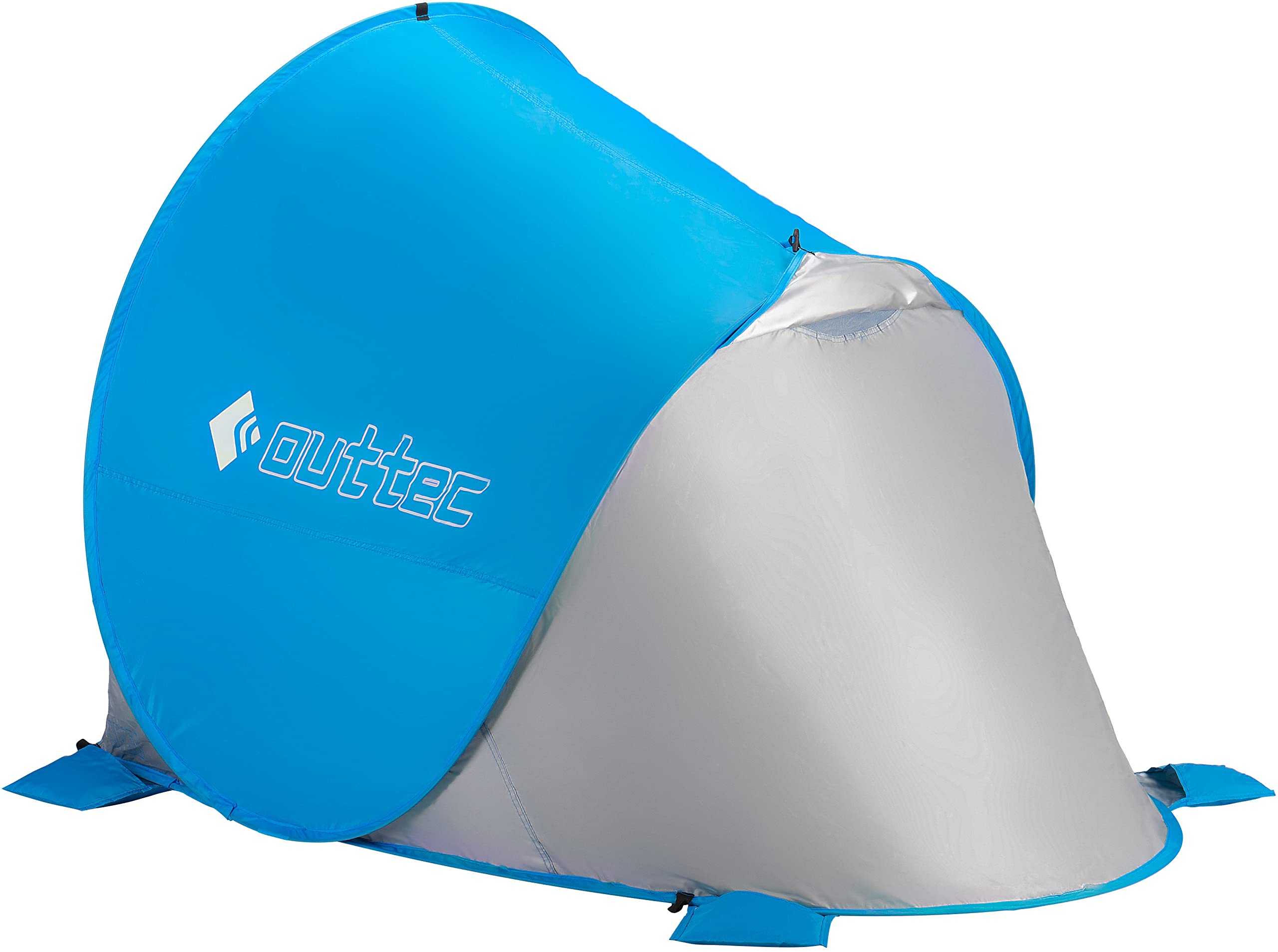 Tenda Pieghevole - Tenda da Spiaggia pop-up con Sacche di Sabbia - Tenda da Giardino Facile da Trasportare con Protezione UV 50 - Protezione dal Vento per Bambini e Adulti - Protezione Solare