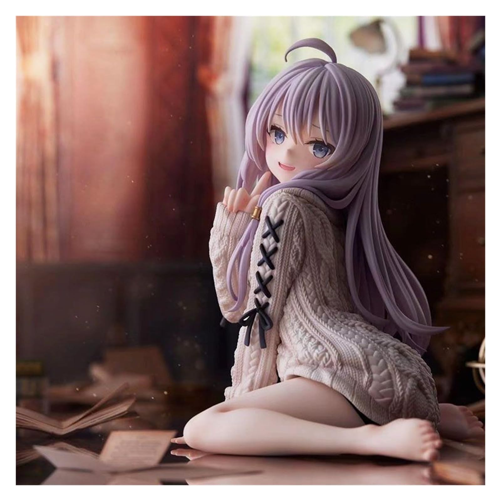 魔女の旅々　イレイナ　魔女服　猫耳　私服　ニットセーター　フィギュア　６体 魔女の旅々 イレイナ 魔女服 猫耳 私服 ニットセーター