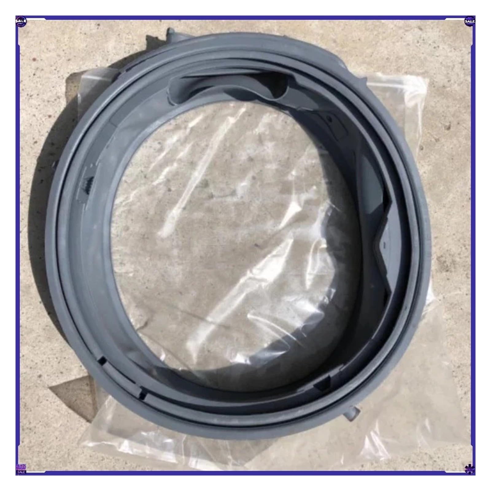 Sello De Maletero De Puerta De Lavadora MDS56540501, Compatible Con LG, Anillo De Sello De Puerta De Goma De Repuesto, Pieza De Repuesto De Lavadora De Tambor reemplazar