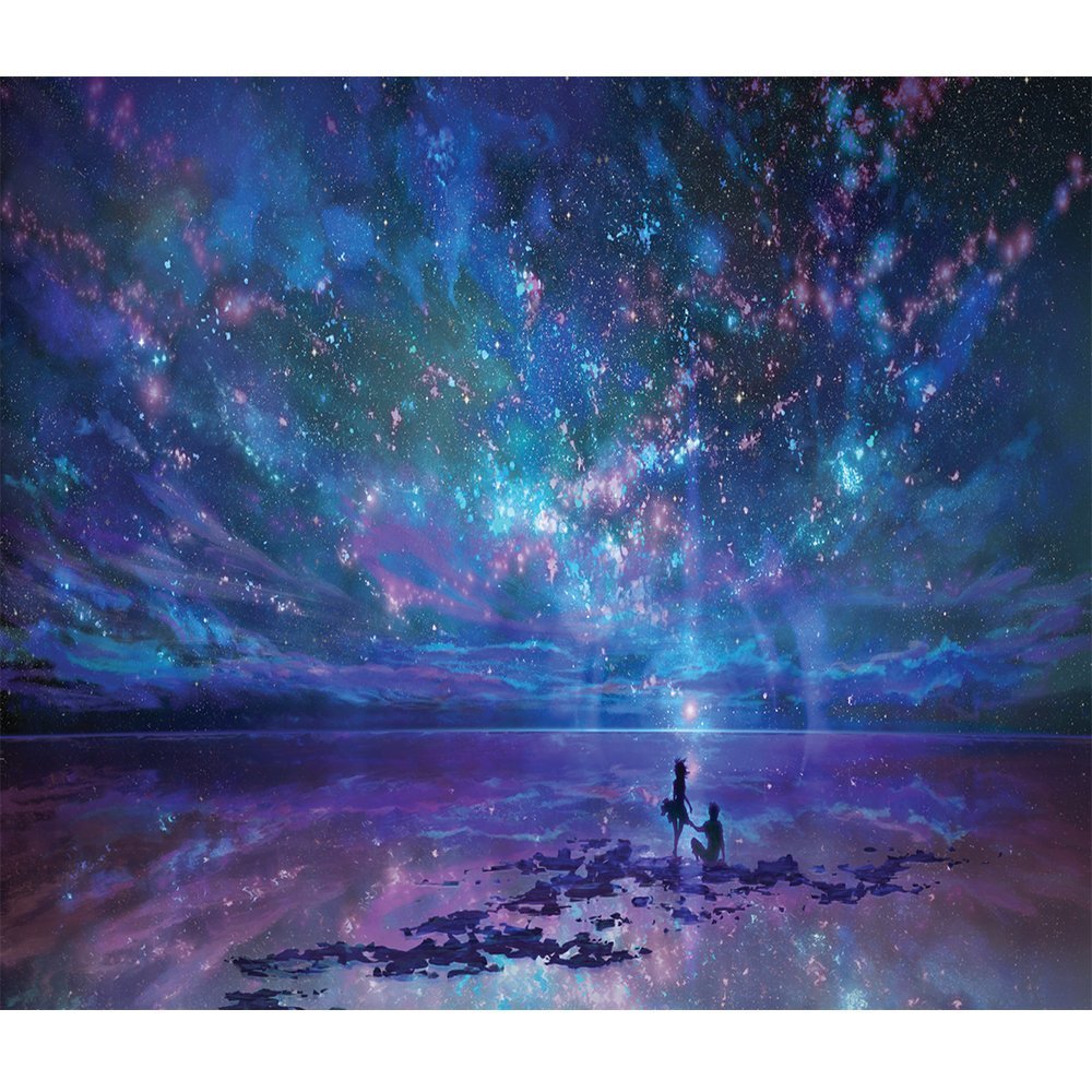 Blxecky5D DIY Diamond Painting by Number Kits，Night Sky(16X12inch/40X30CM)
