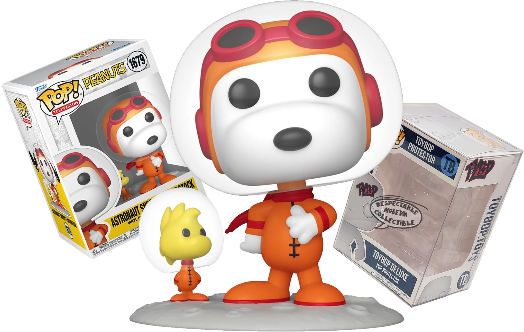 Amazon.com: Funko Retro Astronaut Snoopy with Woodstock + Pop